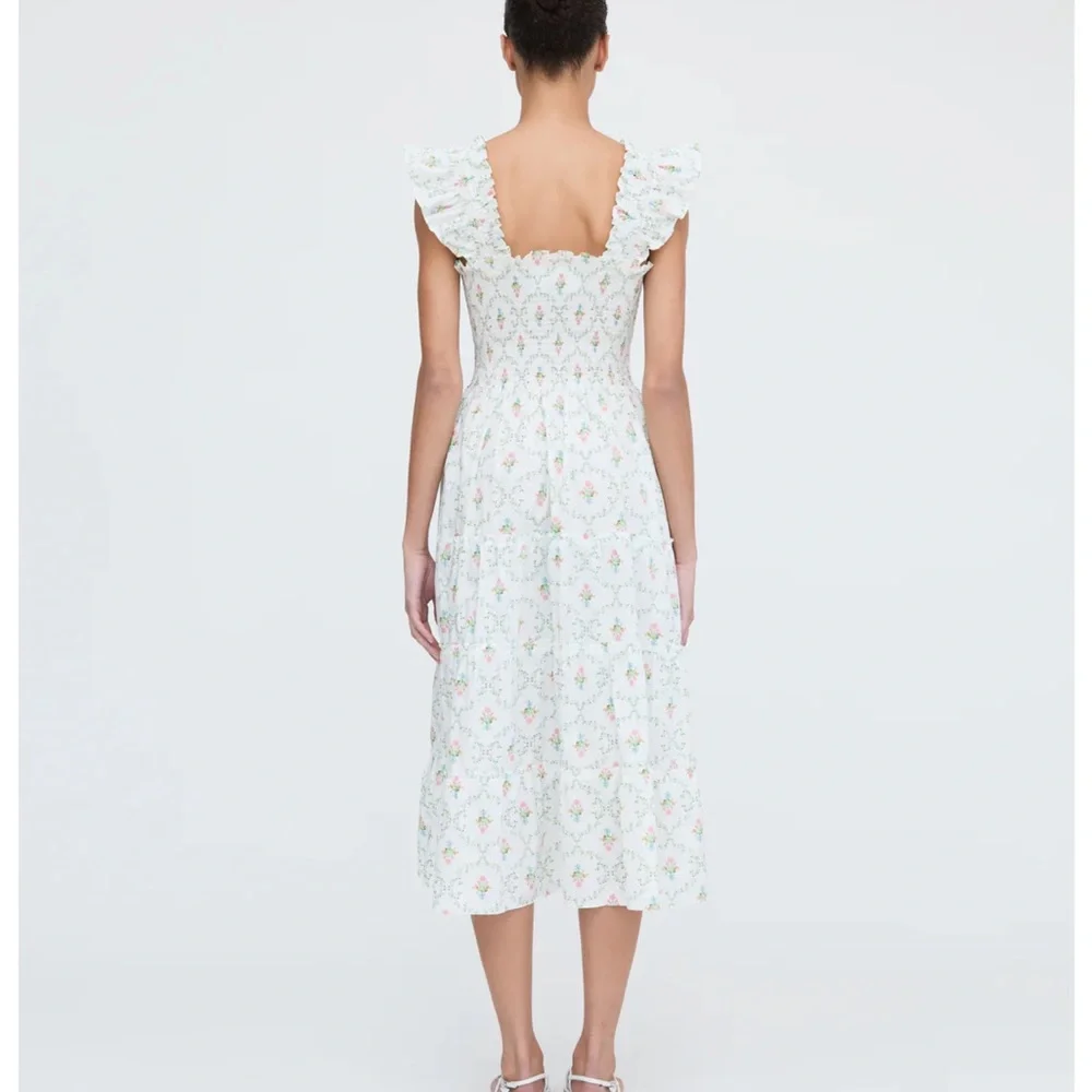 Hill House The Ellie Nap Dress - Pastel Trellis size Medium - Picture 2 of 6